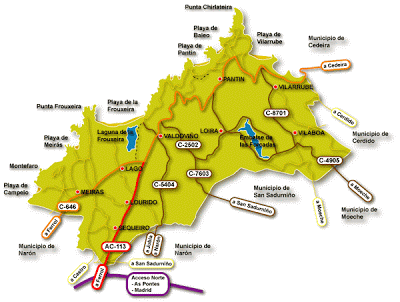 San Bernardo.  Localizacion.