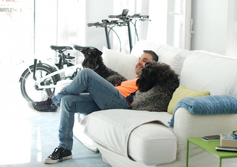 Kerry Blue Terrier. Javi con Clarita & Camilo