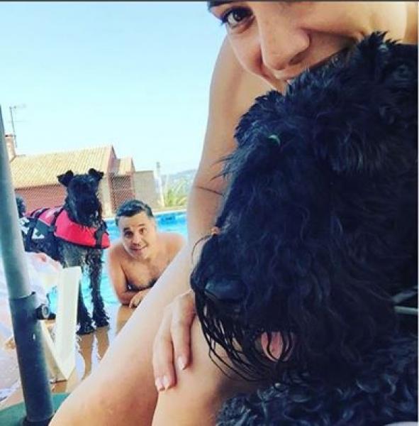 Kerry Blue Terrier. La Cadiera Fortunato. Camilo y Clarita de vacaciones.