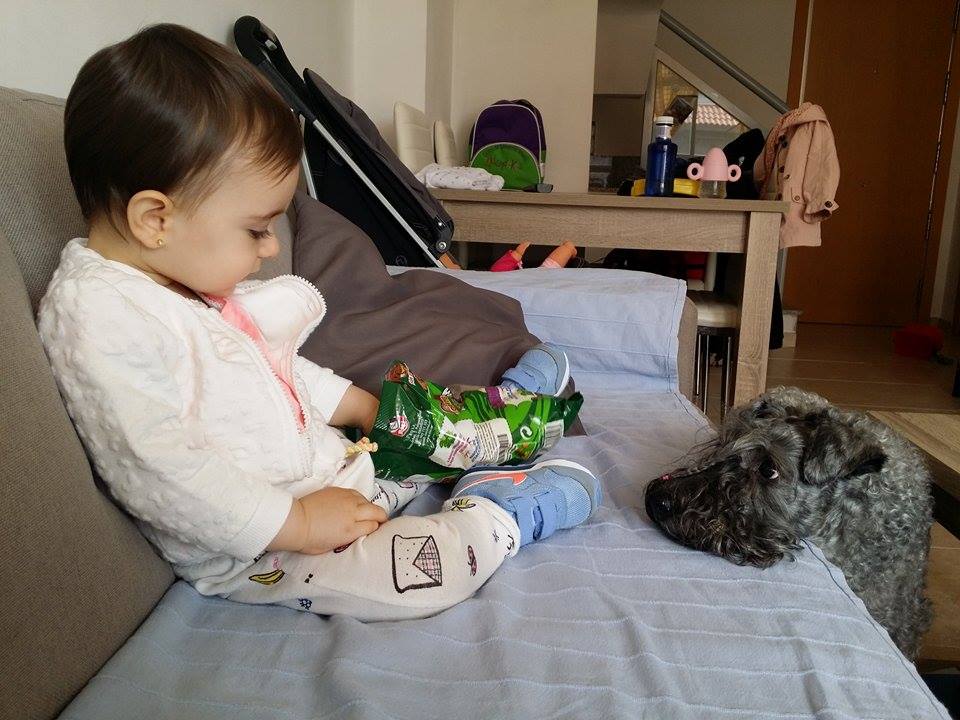 Lilu con Aitana.