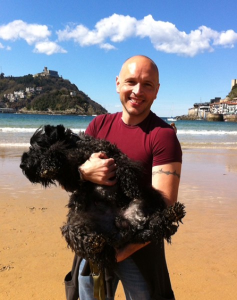 La Cadiera Furia Española. Kerry Blue Terrier. Diego con Furi.