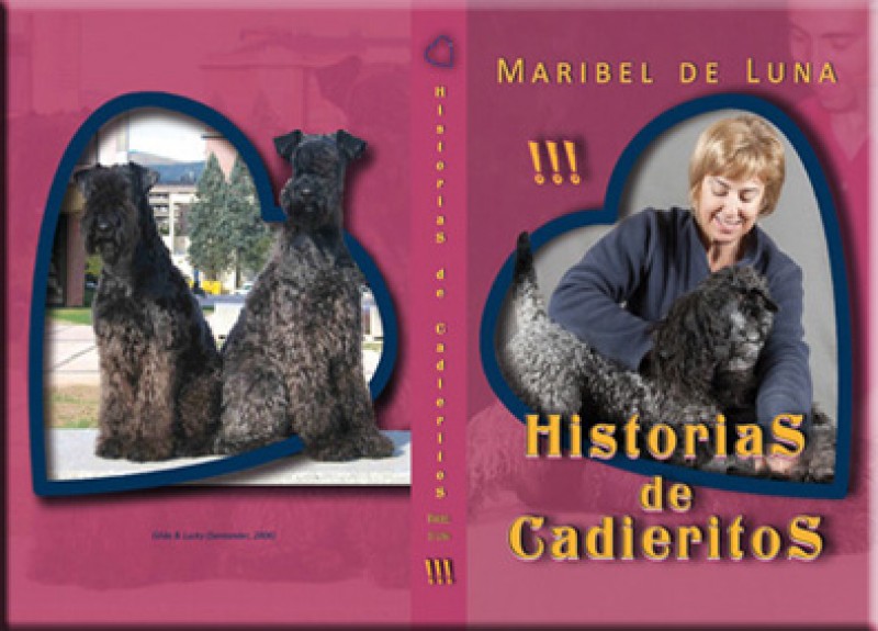 Kerry Blue Terrier. Portada Libro Historias de Cadieritos