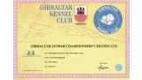 Titulo Ch. Gibraltar Wizzard of Ozz