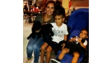 Kerry Blue Terrier. Familia Silva con Mawi y Lia.