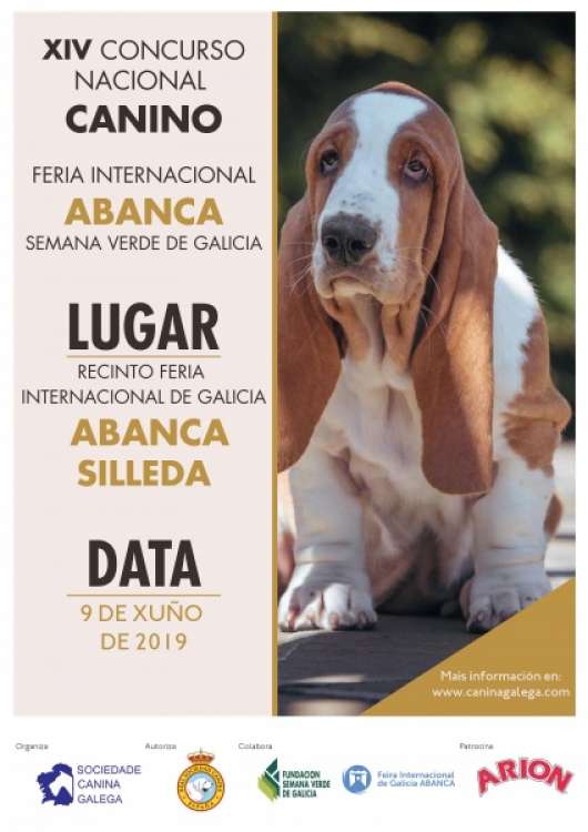 Sociedad Canina Gallega - Belleza. XIV CONCURSO NACIONAL CANINO FERIA INTERNACIONAL ABANCA SEMANA VERDE DE GALICIA (Pontevedra   España)
