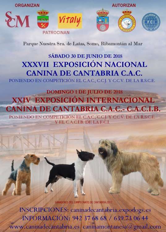 XXXVI Exposición Nacional Canina de Cantabria (C.A.C.)