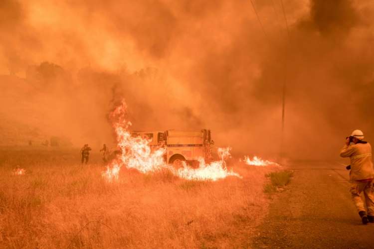 El 8 de octubre de 2017  una serie de incendios forestales se desencadenaron en todo el estado de California en Estados Unidos.