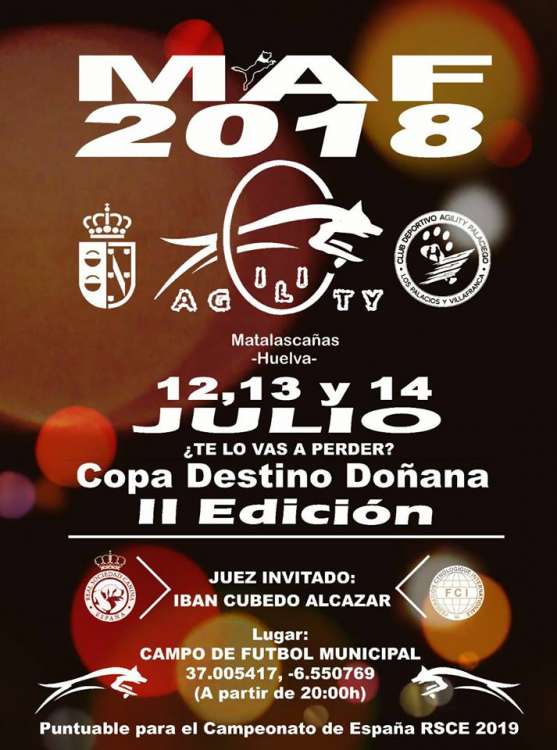 CLUB DE AGILITY PALACIEGO - Agility. Copa Doñana de Agility (Huelva   España)