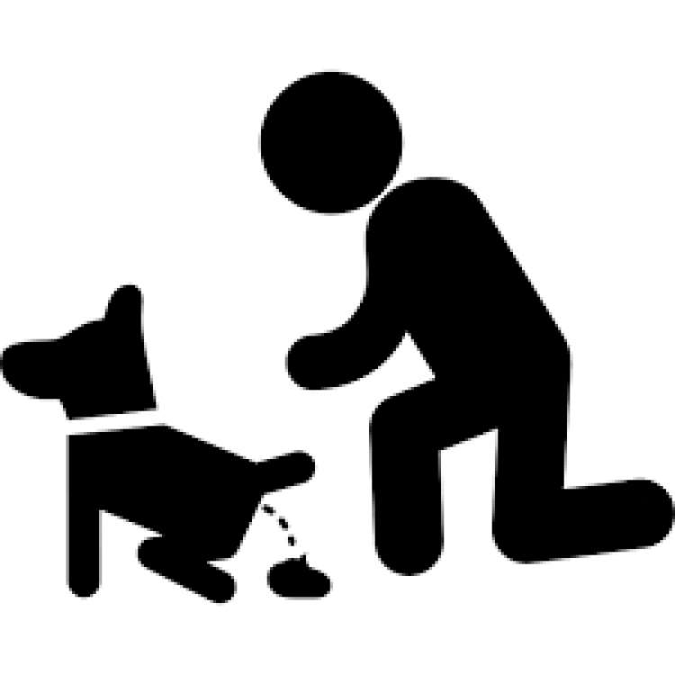 PETSmania - Logo perro defecando.