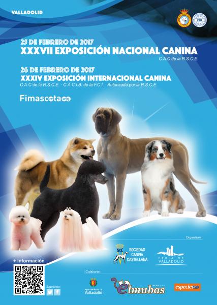 Cartel Exposición Nacional  Canina