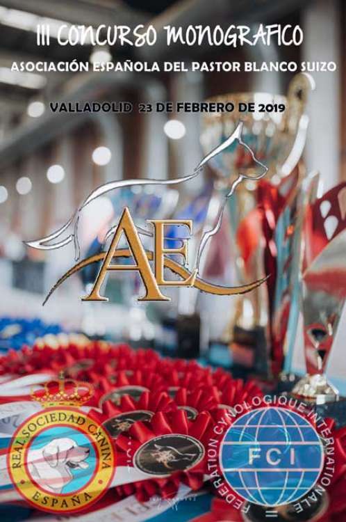 III CONCURSO MONOGRÁFICO DEL PERRO PASTOR BLANCO SUIZO