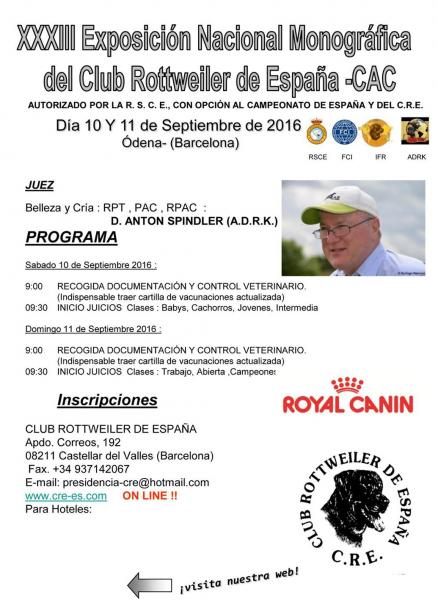 Belleza. XXXIII EXPOSICIÓN NACIONAL MONOGRÁFICA DEL ROTTWEILER (Barcelona   España)