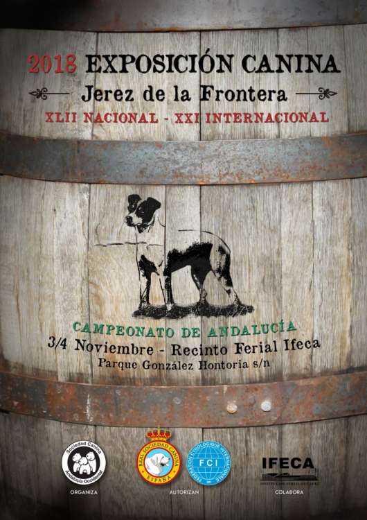 Sociedad Canina de Andalucía Occidental - Belleza. XXI EXPOSICIÓN CANINA INTERNACIONAL DE JEREZ DE LA FRONTERA  (Cádiz   España)