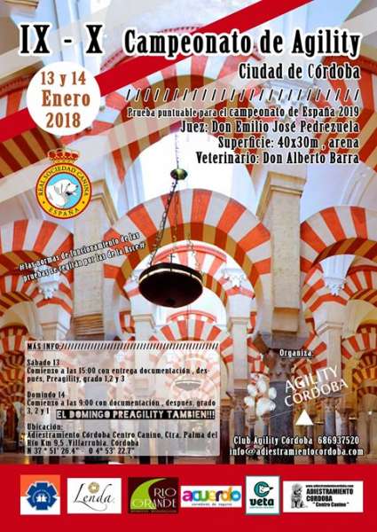 Agility. IX y X CAMEONATO DE AGILITY CIUDAD DE CORDOBA (Córdoba   España)