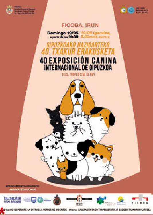 Sociedad Canina de Guipuzcoa - Belleza. XL EXPOSICION INTERNACIONAL CANINA DE GIPUZKOA (Guipúzcoa   España)