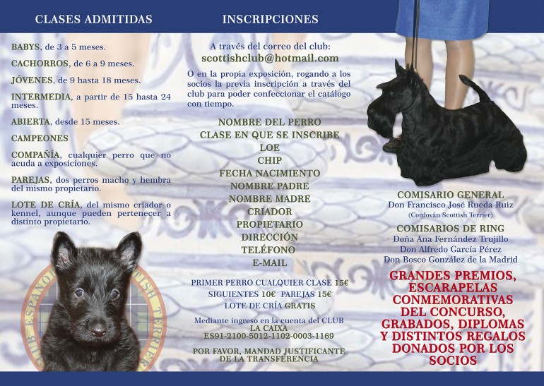 CLUB ESPAÑOL DEL SCOTTISH TERRIER - Scottish Terrier. 