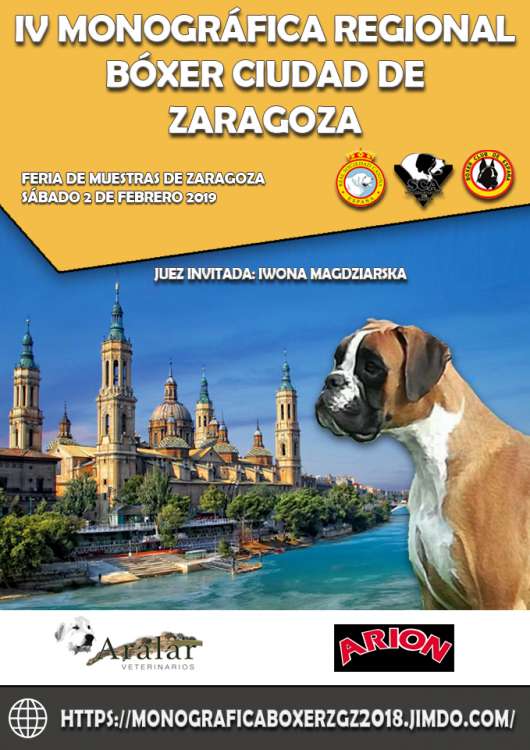 BOXER CLUB DE ESPAÑA - Boxer. Belleza. IV Exposición Monográfica Regional de Zaragoza (Zaragoza   España)