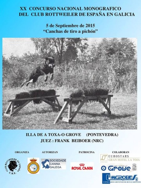 Belleza. XX CONCURSO NACIONAL MONOGRÁFICO DEL CLUB ROTTWEILER DE ESPAÑA EN GALICIA ( - España)