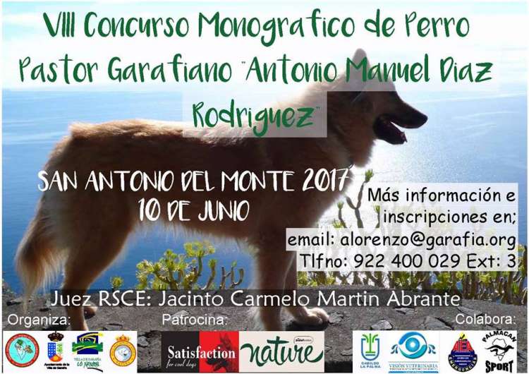 ASOCIACIÓN ESPAÑOLA DEL PERRO PASTOR GARAFIANO - Belleza. VIII Concurso Monográfica del perro Pastor Garafiano (Santa Cruz de Tenerife   España)