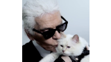 Karl Lagerfeld con su gata Choupettes (Foto Instagram)