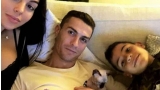 La familia del portugués junto a su gato Pepe.    Cristiano (Instagram)
