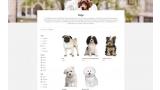 Un sitio web de moda vende perros por catálogo como si fuesen complementos.