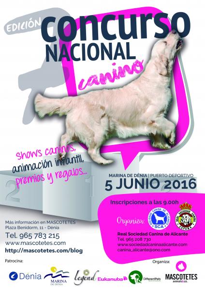 Belleza. CONCURSO NACIONAL CANINO (Alacant   España)