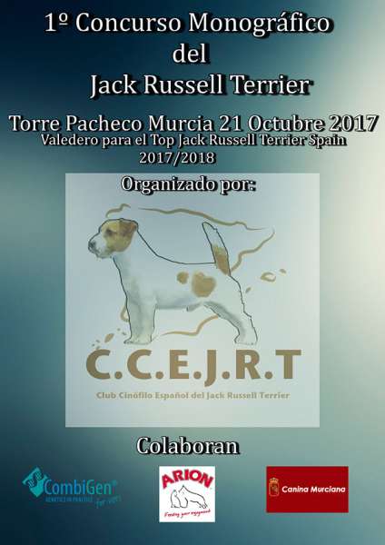 Club Cinófilo Español Del Jack Russell Terrier - CCEJRT - Belleza. 1º Concurso Monográfico del Jack Russell Terrier (Murcia   España)