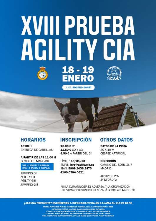 CLUB DE AGILITY AA Y CIA - Agility. Prueba de Agility (Madrid   España)