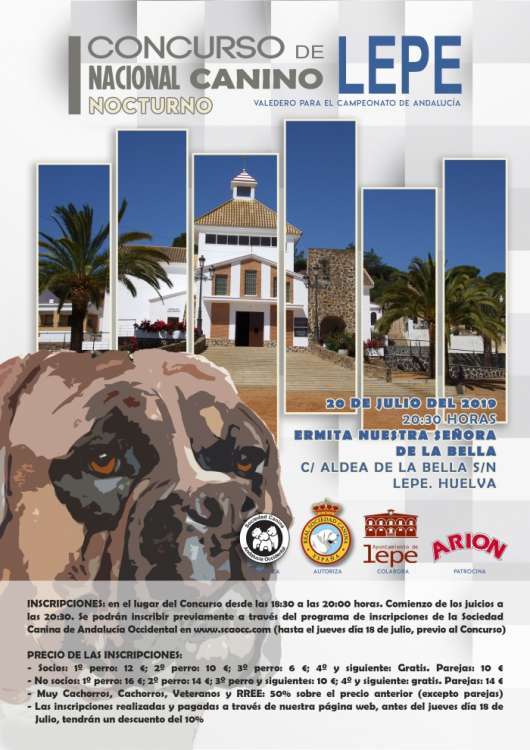 I CONCURSO NACIONAL CANINO NOCTURNO DE LEPE